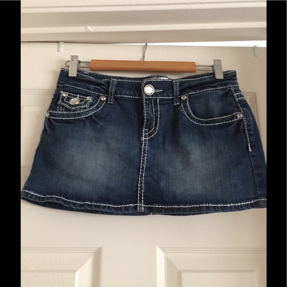 Jean Mini skirt