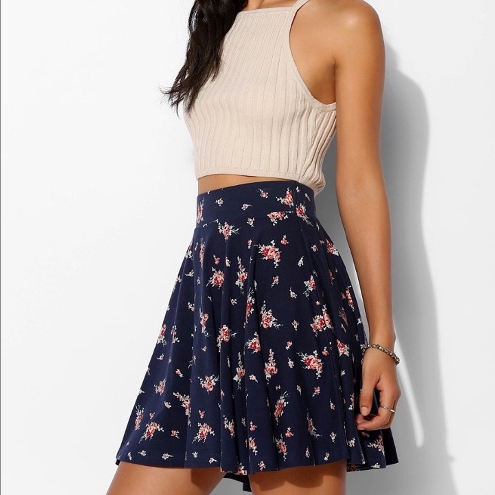 Pins and Needles Floral Skater Skirt