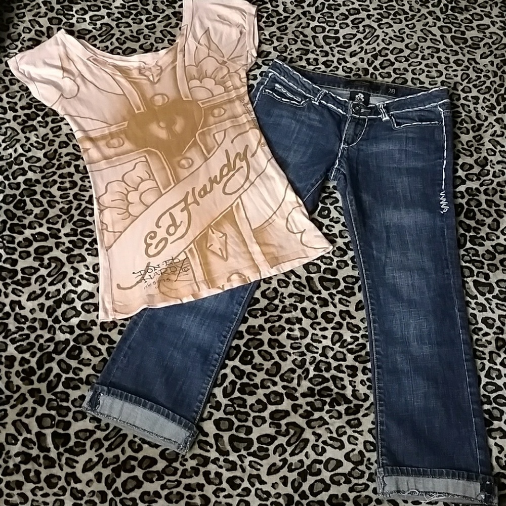 Ed Hardy Capri Jeans