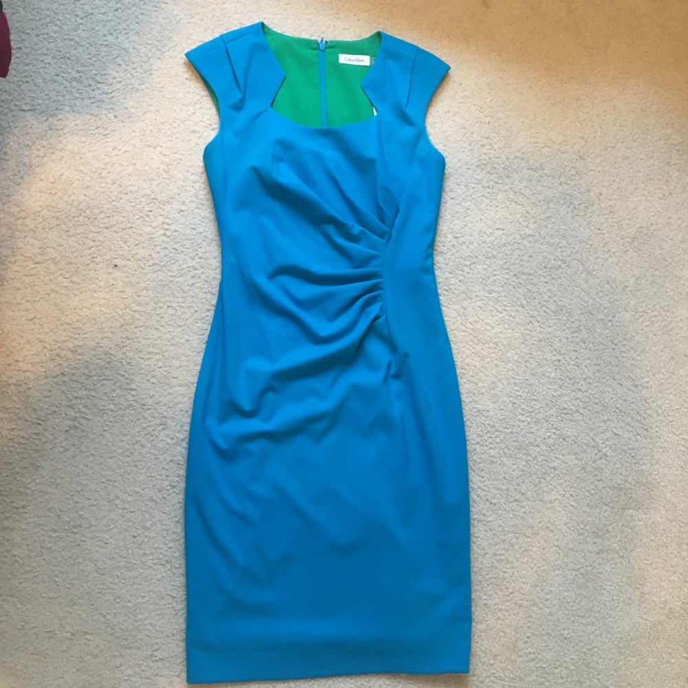 Calvin Klein blue dress