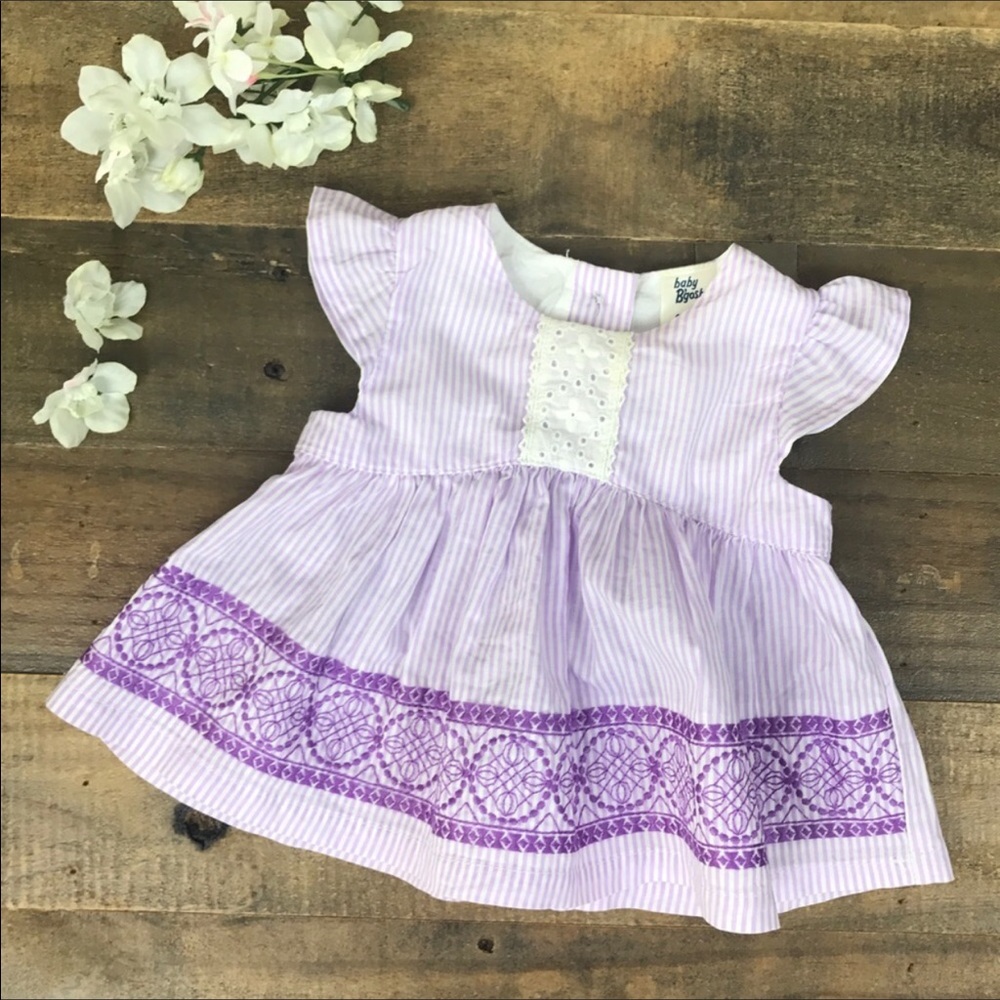 Baby B'gosh 0-3M Ruffles & Lace Top