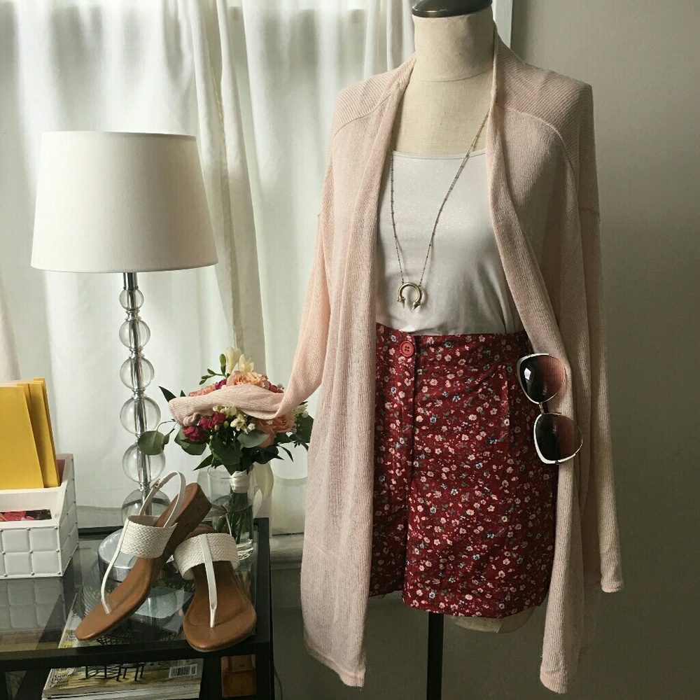 H&M pale pink sweater