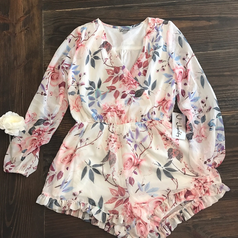 LAST ONE - NWT Floral Romper