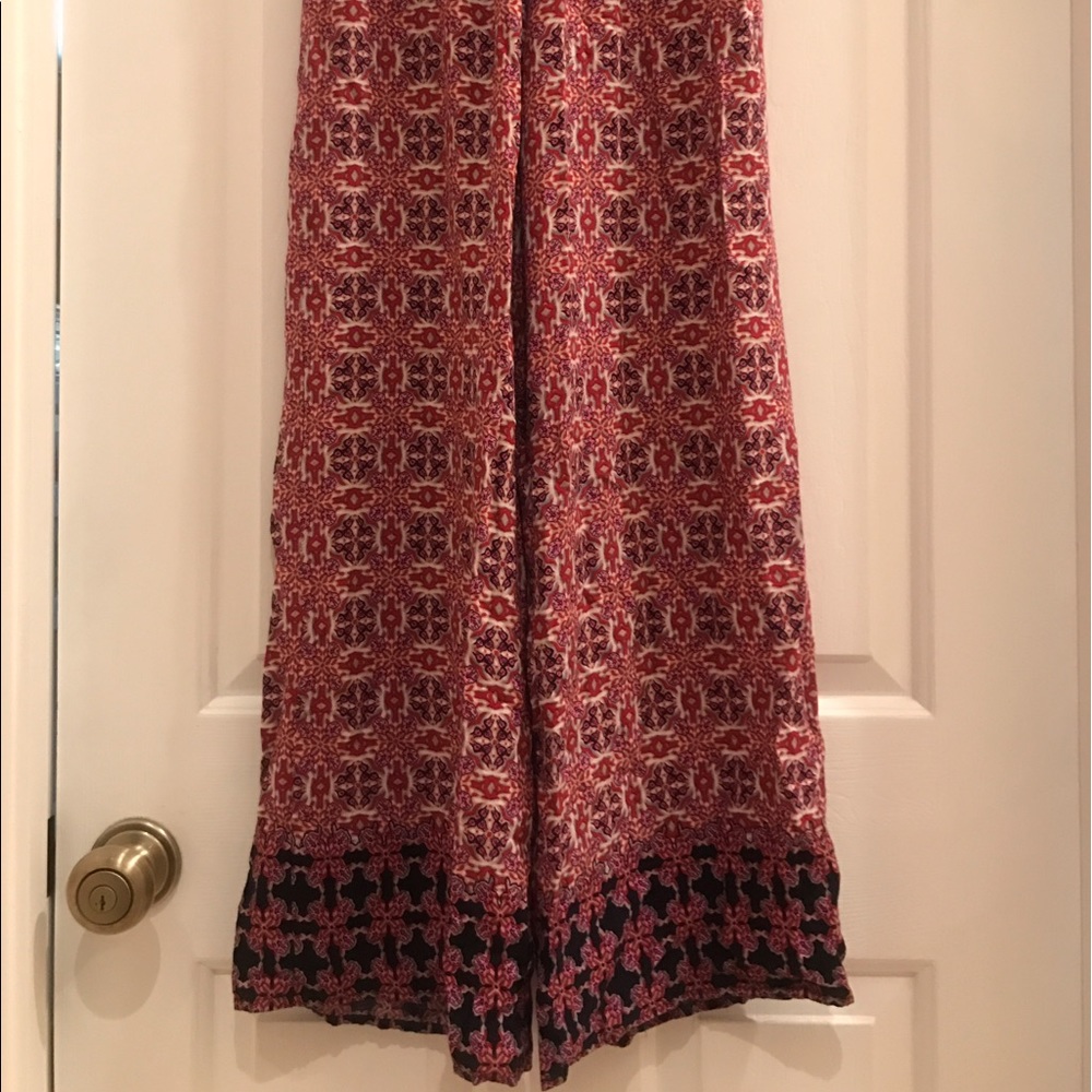 Red Boho Pants - Picture 2 of 2