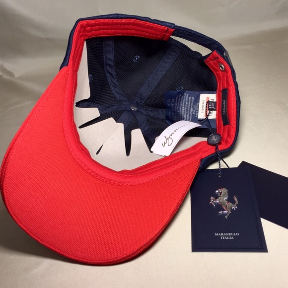 ❤️ sold ❤️ Ferrari prancing horse baseball hat cap blue Men's - Picture 8 of 8