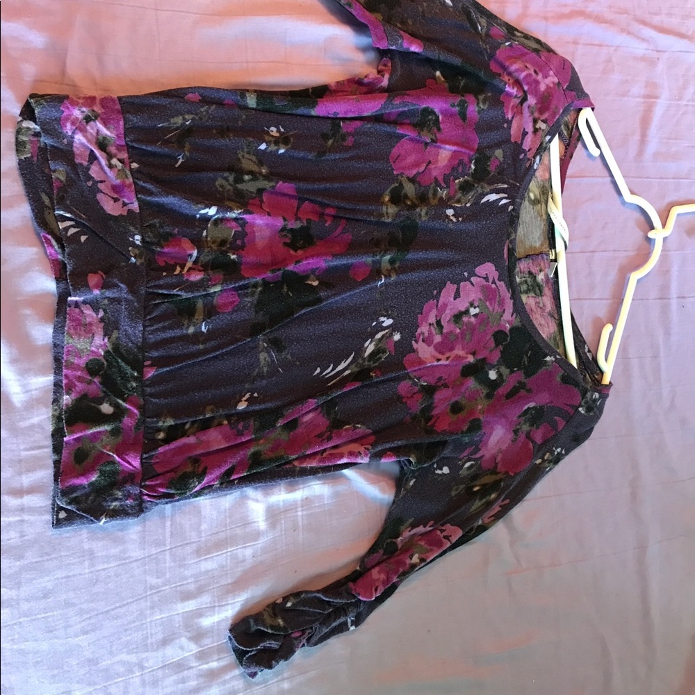 Floral long sleeved shirt