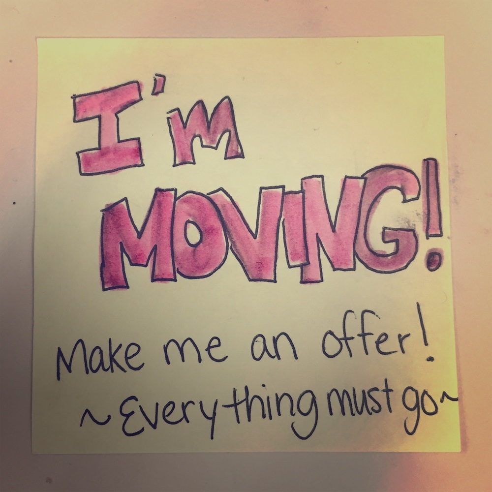 Moving sale!! Reasonable offers accepted!! :)