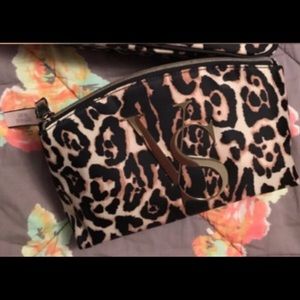 VS cheetah makeup bag