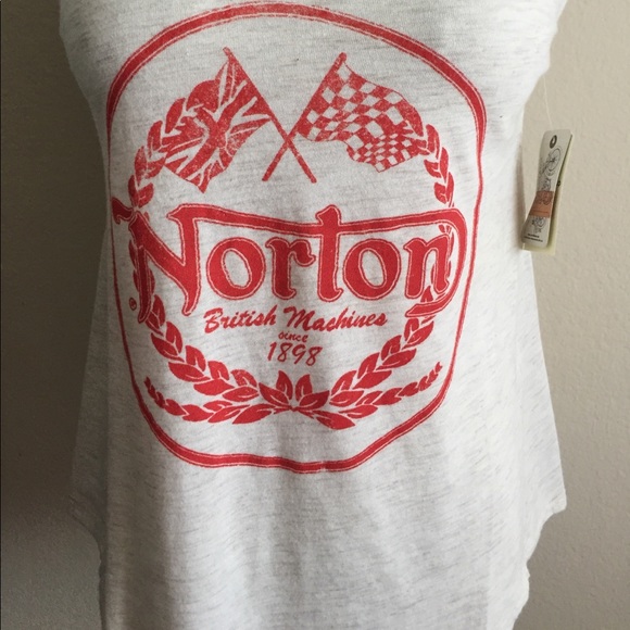 Norton British machines lucky brand tank top - Picture 2 of 5