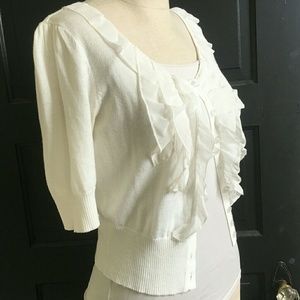 Forever 21 Ruffle cardigan