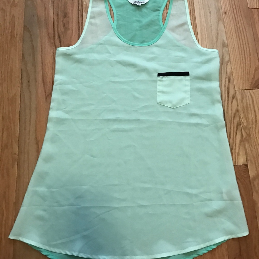 Sheer Multi Colored tank