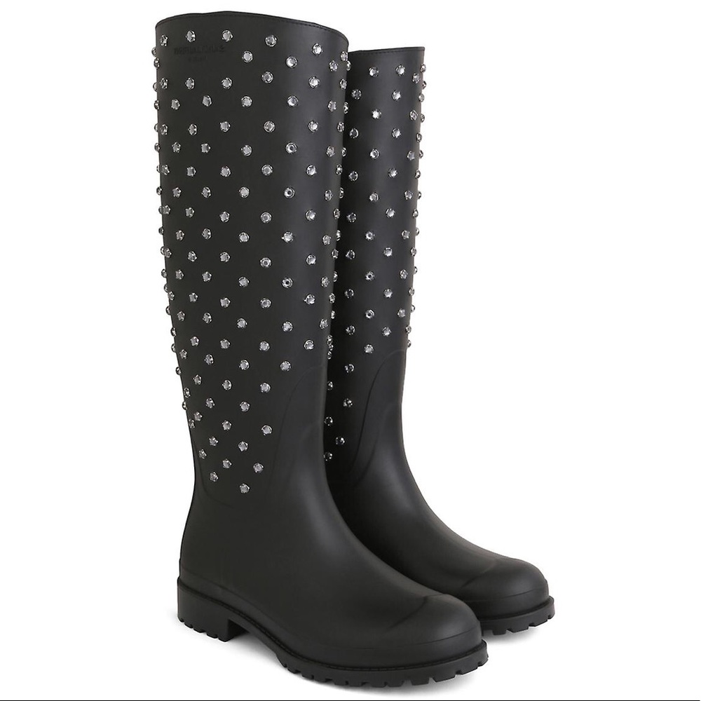 SOLD! EPIC SAINT LAURENT rain boots - Picture 1 of 4