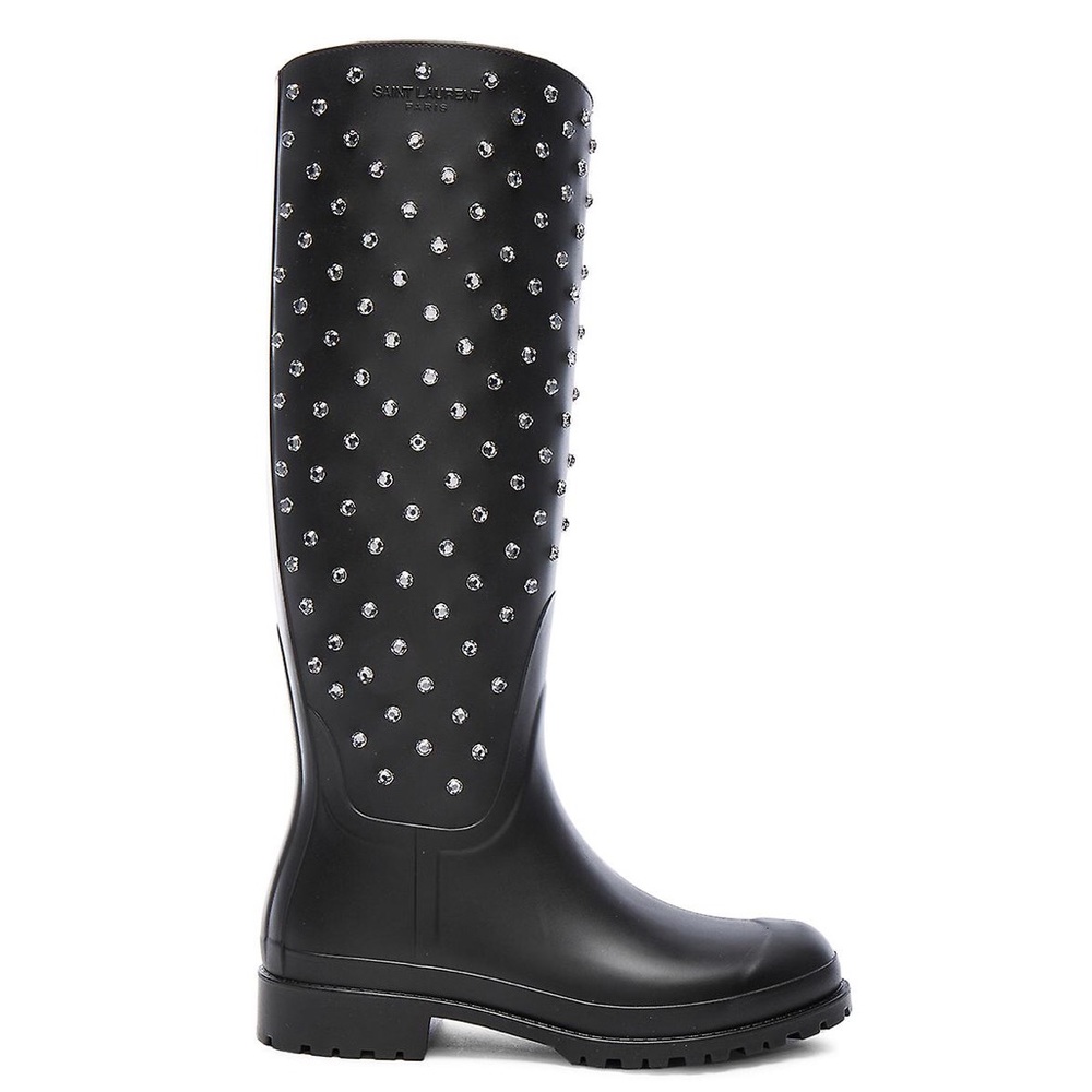 SOLD! EPIC SAINT LAURENT rain boots - Picture 2 of 4