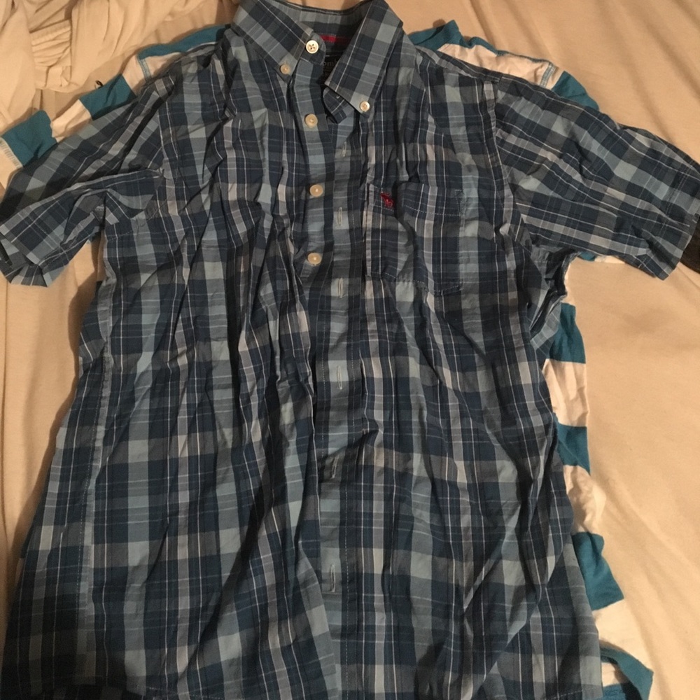 Abercrombie youth XL button up