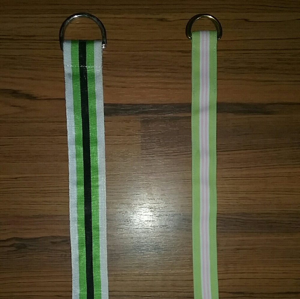 Ribbon belts L and one S