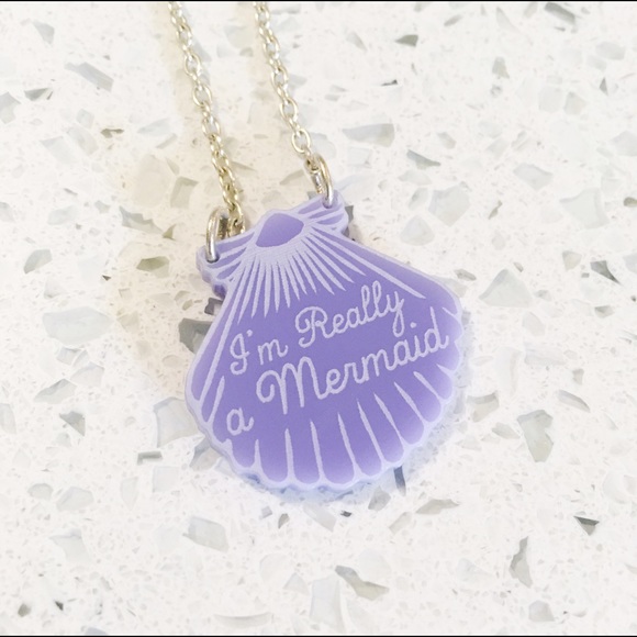 I'm really a mermaid necklace - Picture 1 of 2