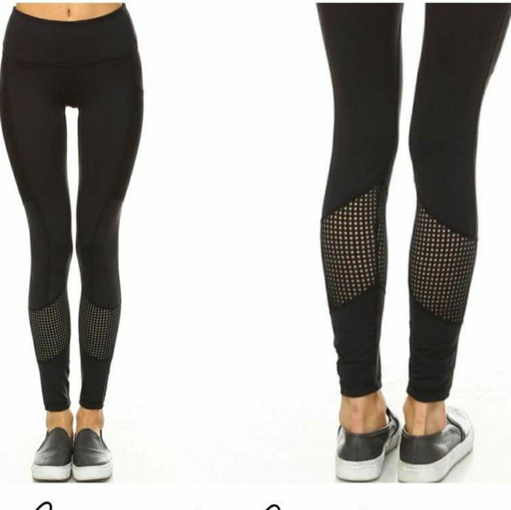 Presh Parisian Boutique Wide mesh leggings!!!