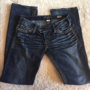 Silver Tuesday 16 1/2" Slim Bootcut Size 30/33