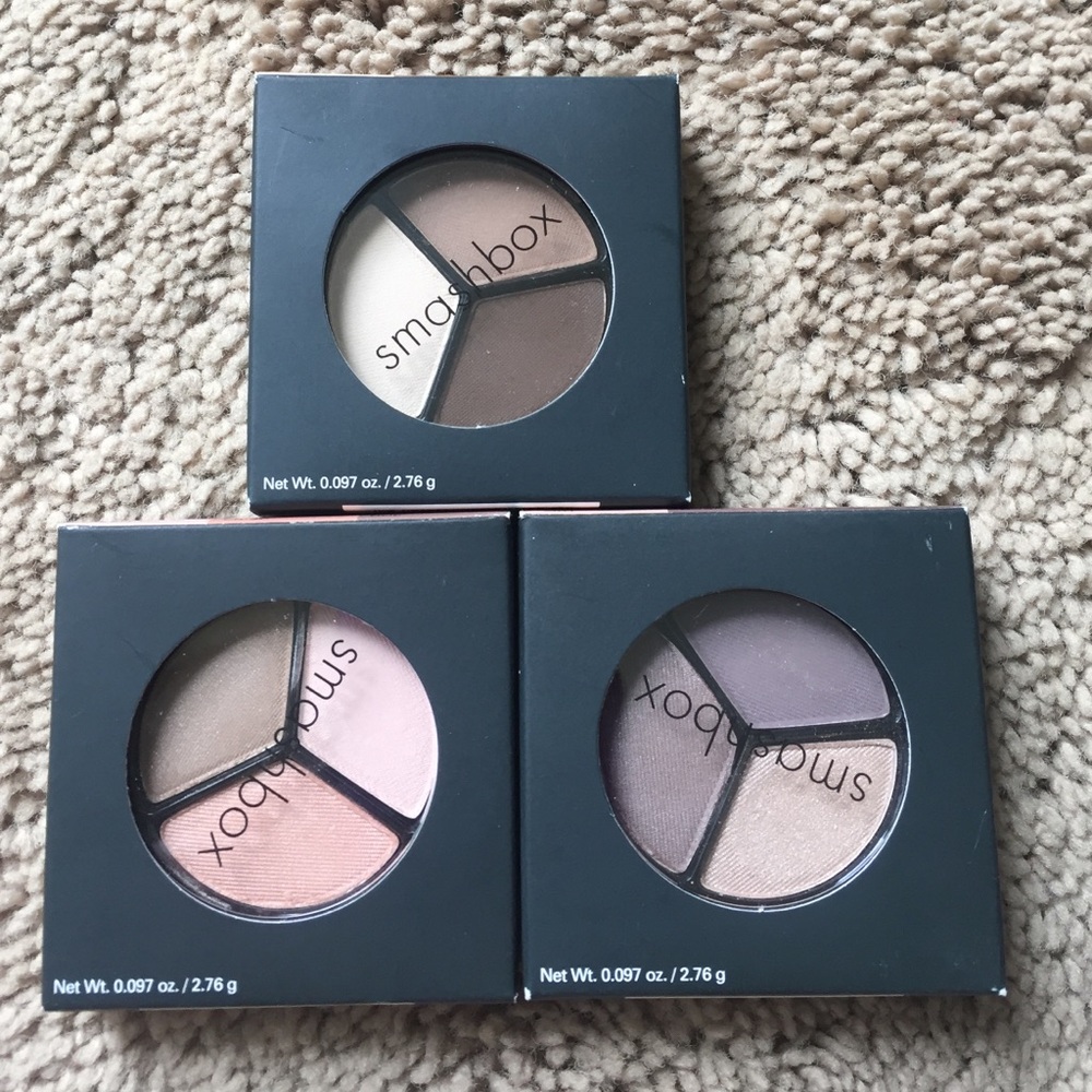 Set of 3 smashbox photo op trio eyeshadows