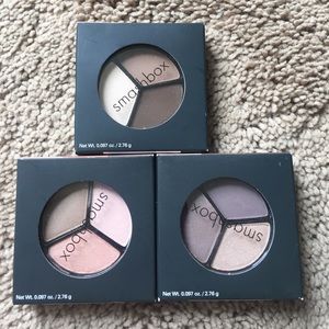 Set of 3 smashbox photo op trio eyeshadows