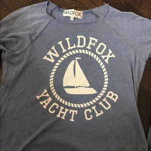 Blue WILDFOX long sleeve