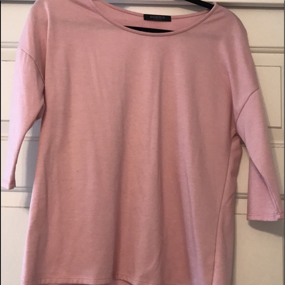 Pink loose top with open back - Picture 1 of 2