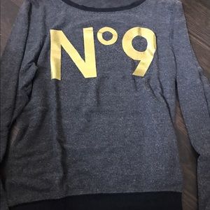 Comfy dark grey WILDFOX sweater with black bottom