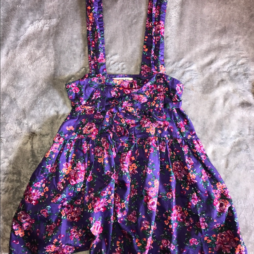 Forever 21 Floral Overall Skirt 🌸