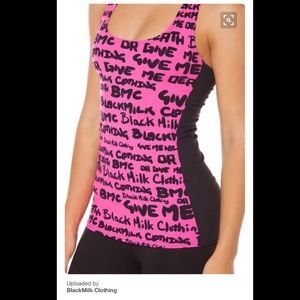Black Milk Highlighter Pink Combat Top