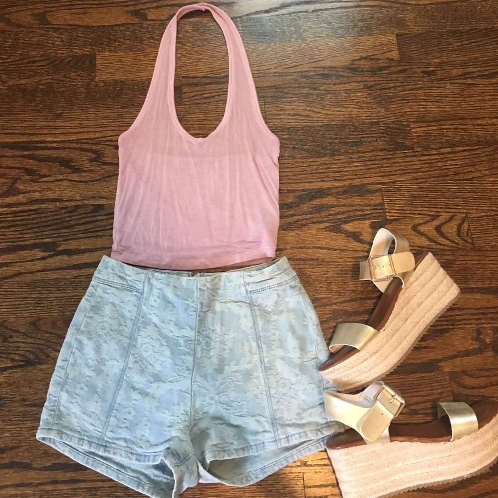 High waisted shorts