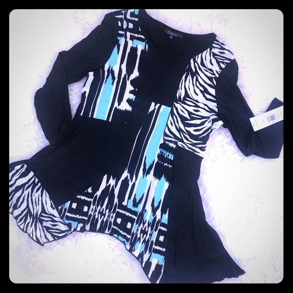 NWT Beautiful Long shirt Sz L - Picture 2 of 6