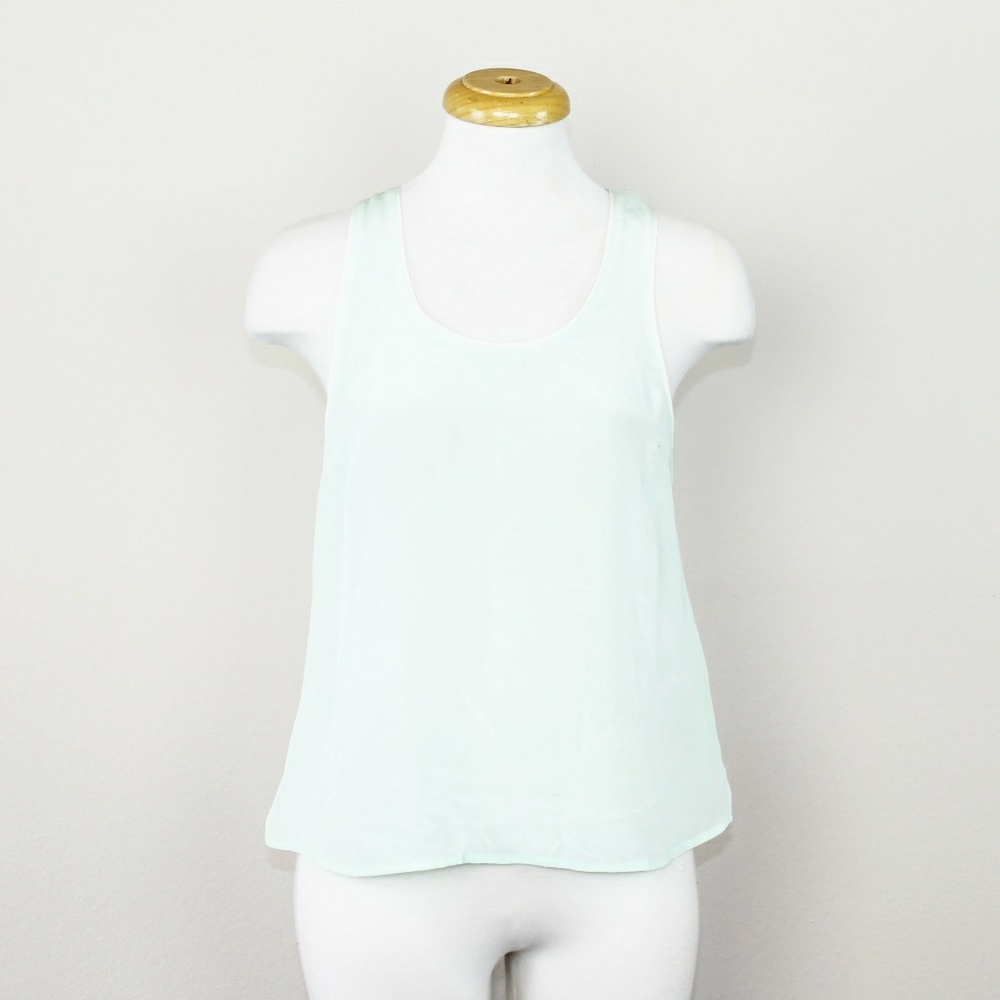 Anthro Maeve Silk Colorblock Tank NWOT
