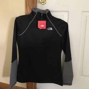 North Face dry fit quarter zip