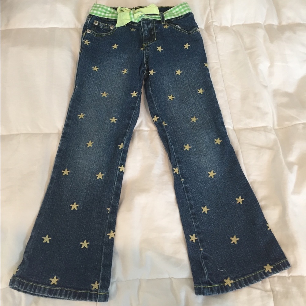 Lilly PULITZER Bootleg Jeans. Starfishes. SZ 6.