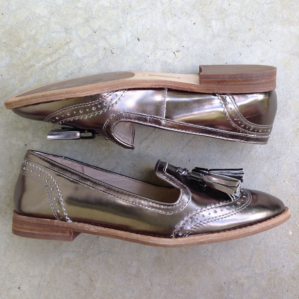 💸SOLD💸Louise et Cie Joey Metallic tassel flats - Picture 5 of 8