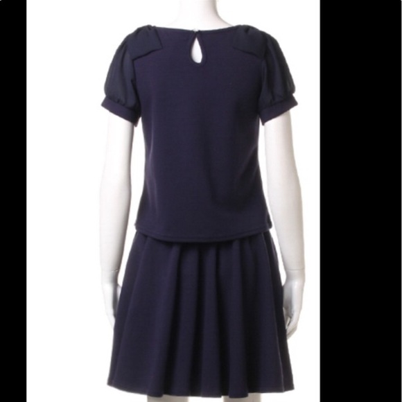 Navy saparetes dress. Brand new. - Picture 2 of 3
