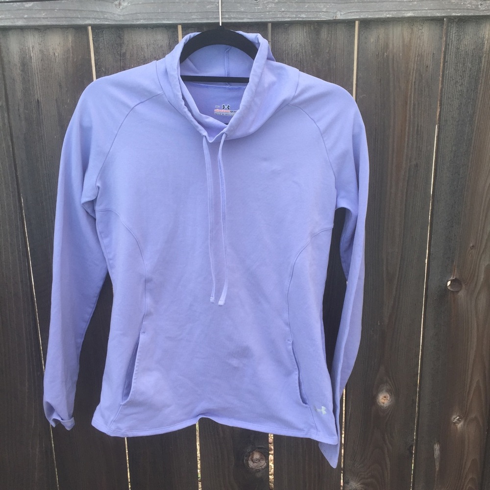 UNDER ARMOUR BLUE SWEATSHIRT LIGHT BLUE SZ M - Picture 1 of 4