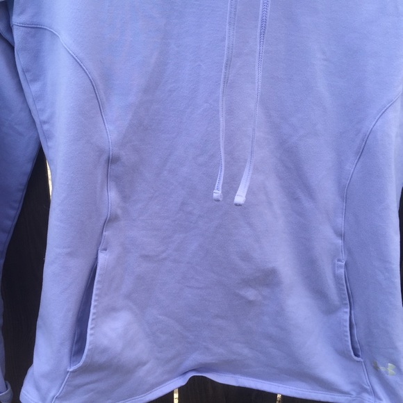 UNDER ARMOUR BLUE SWEATSHIRT LIGHT BLUE SZ M - Picture 4 of 4
