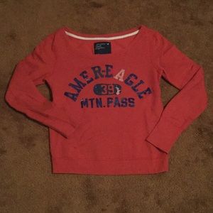 American Eagle Off-The-Shoulder Sweatshirt