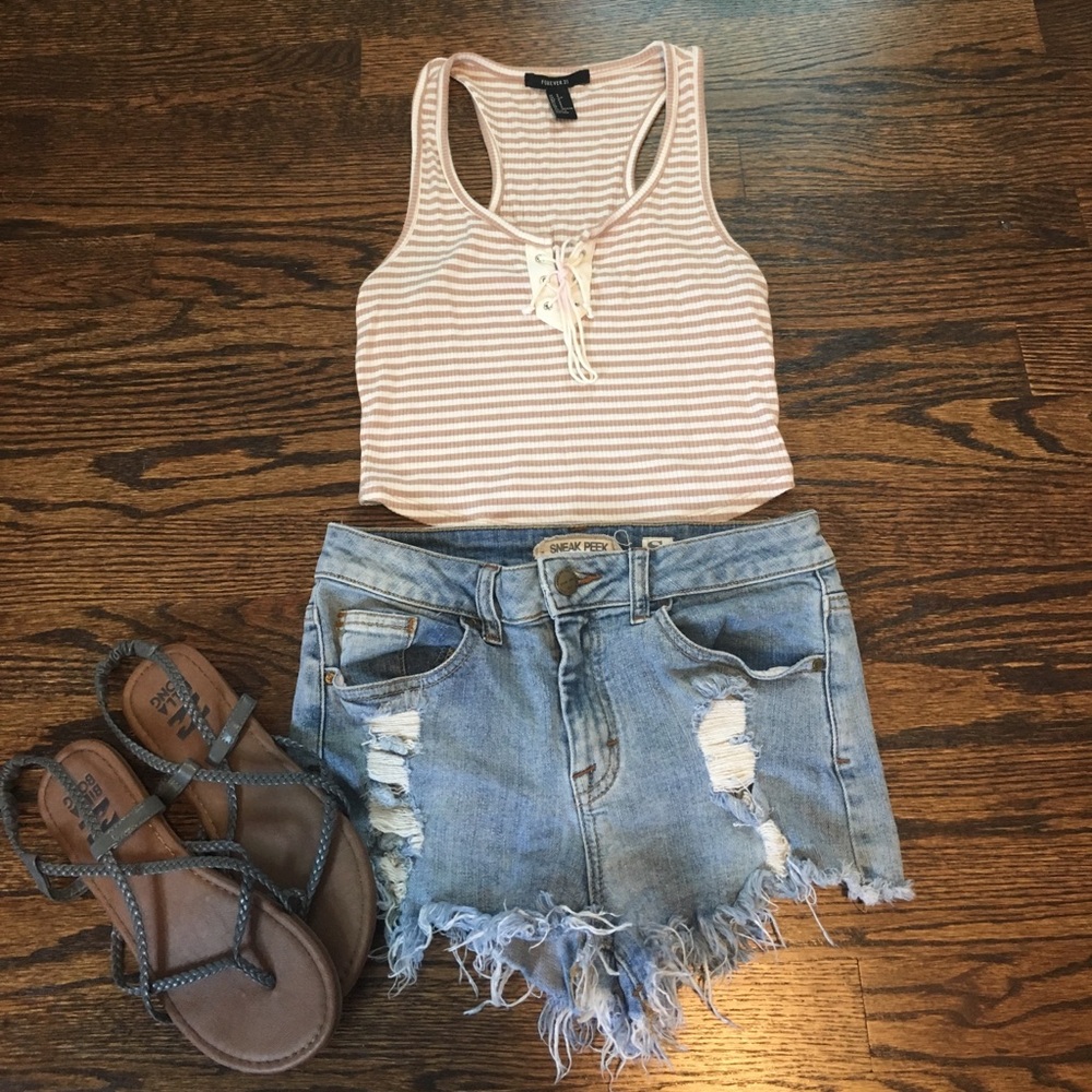 Festival high waisted shorts