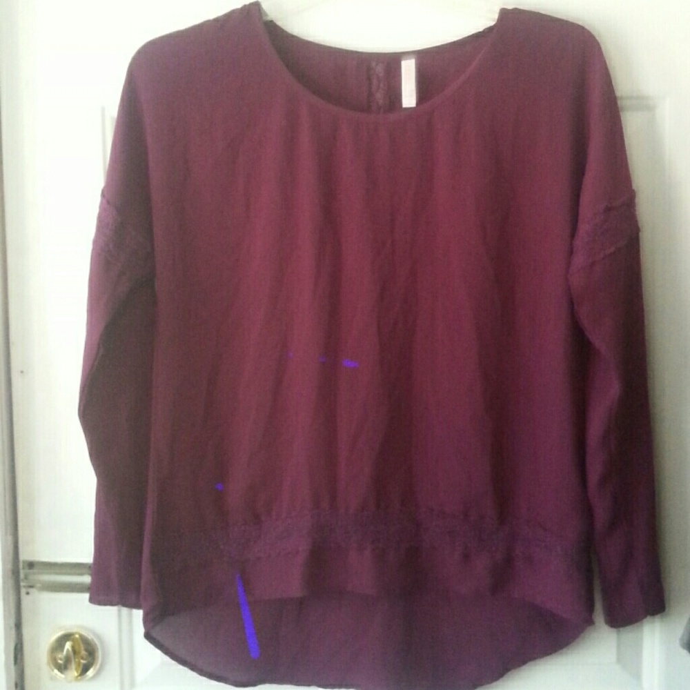 Maroon blouse