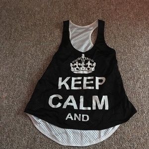'Keep Calm and Dance' Jersey Tank