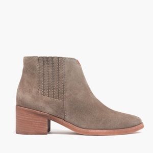 Madewell Joni boots in grey suede
