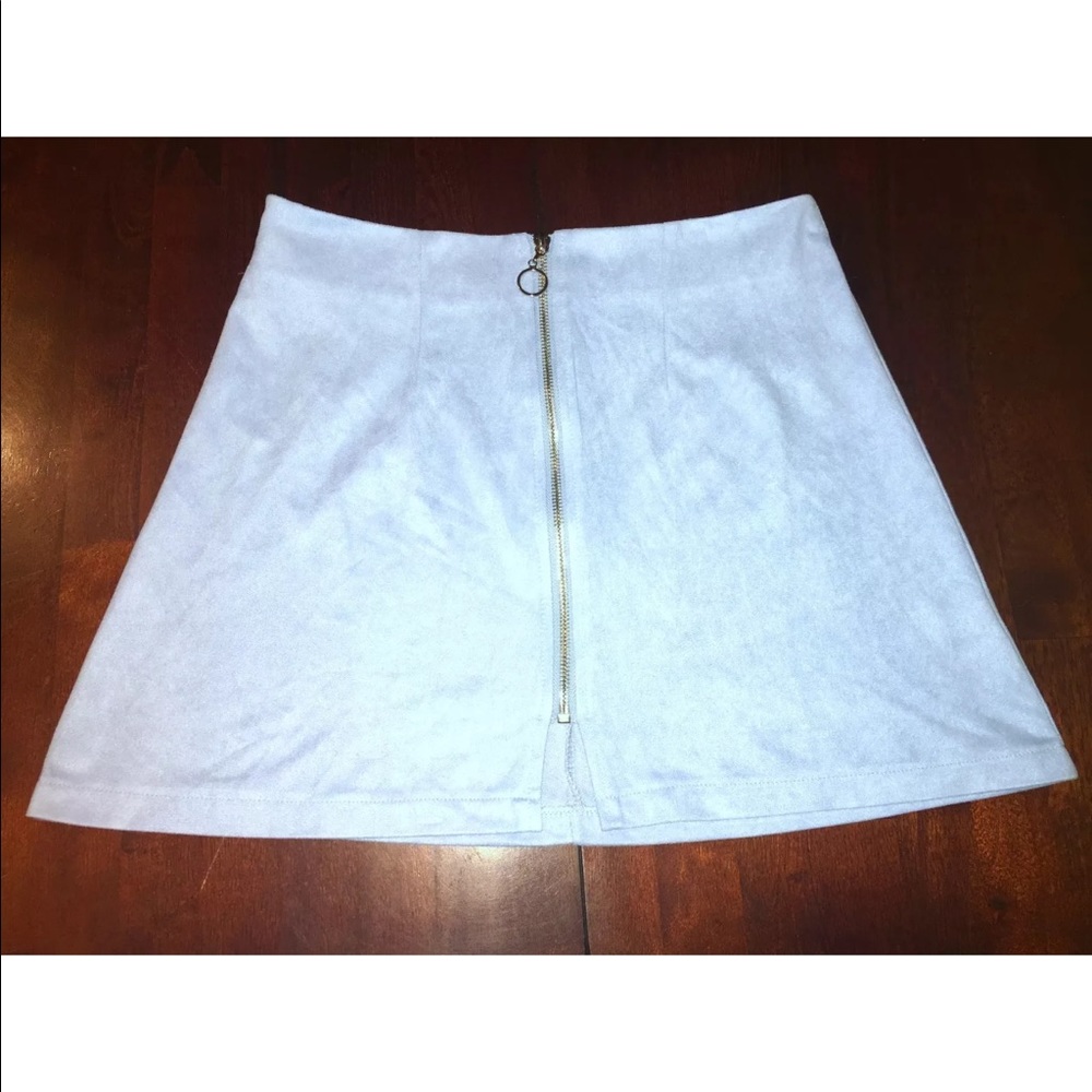 Papaya Ice Blue Mini Skirt M