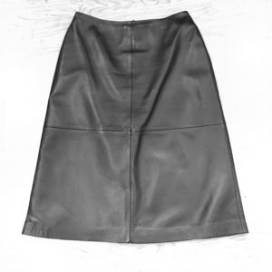 Leather skirt