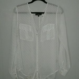 Sheer Blouse Long Sleeve