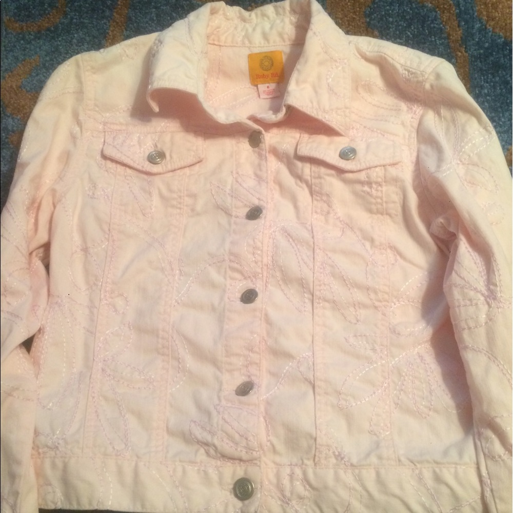 Ruby Rd. Light Pink Jacket