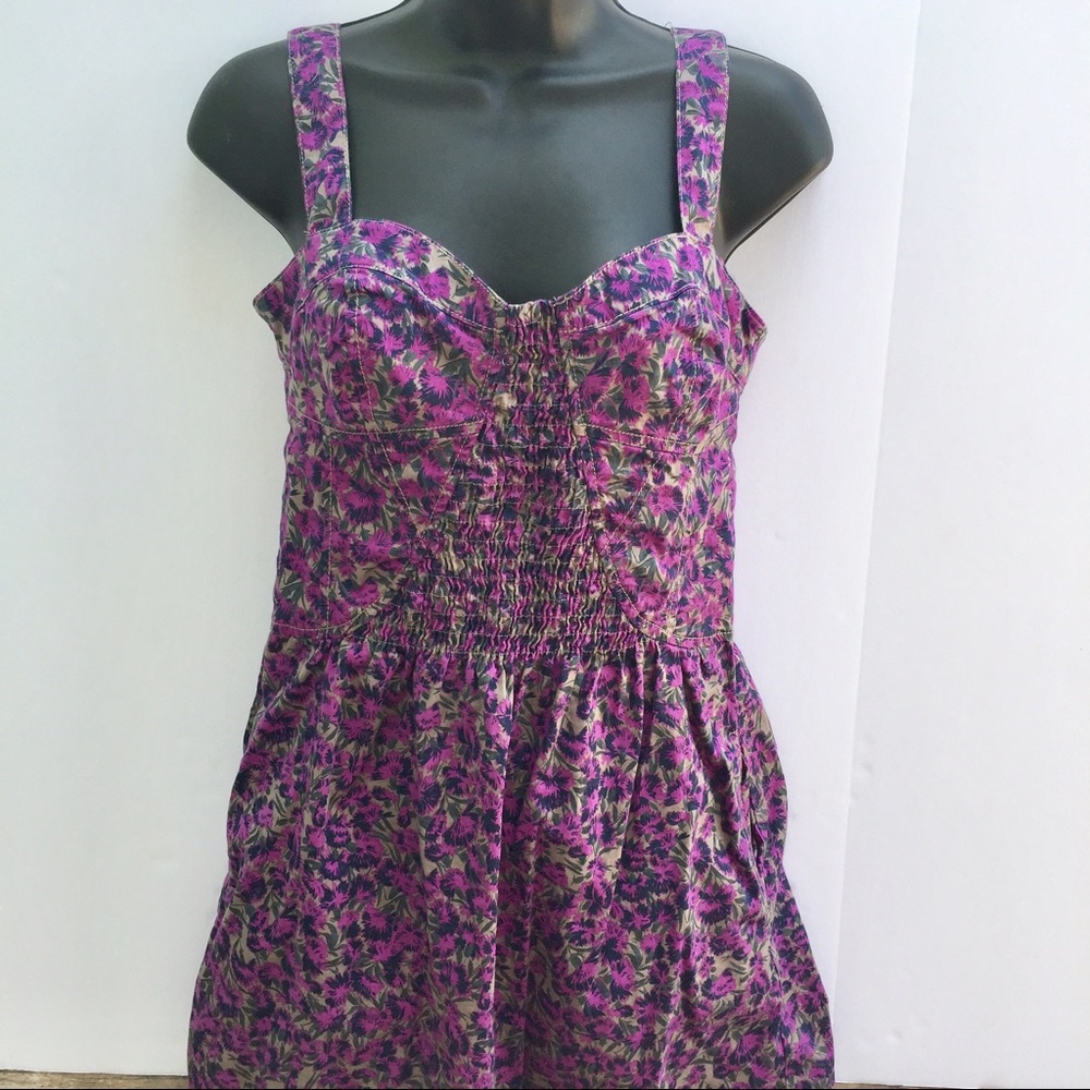 Free People floral corset top