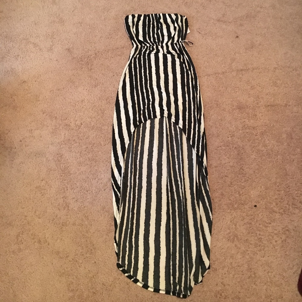 High-low Strapless Sundress