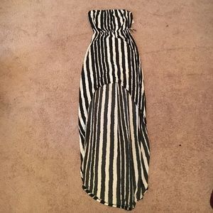 High-low Strapless Sundress